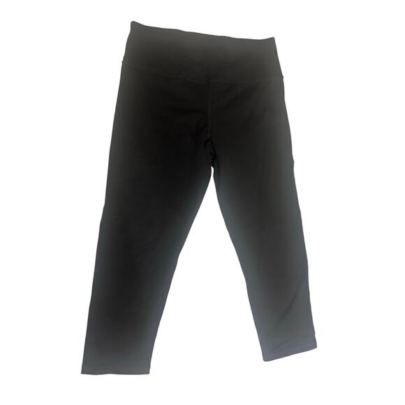 Lululemon Black Cropped Leggings – Size 6, High-Rise Comfort Fit - Picture 1 of 7